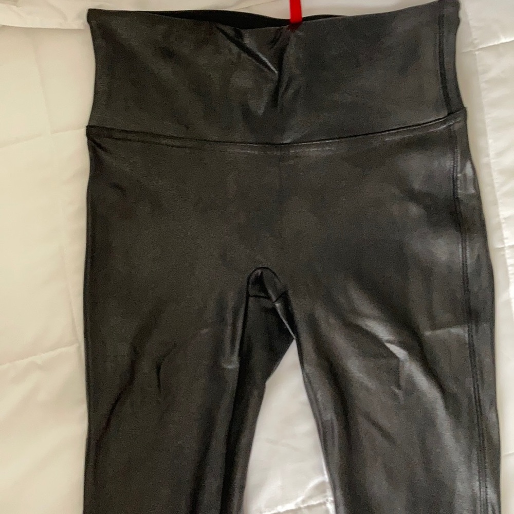 Spanx • Black Faux Leather Leggings